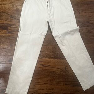 Brooks Brothers Red Fleece cream chinos